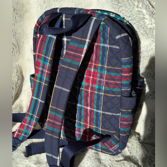 NEW Vera Bradley Scottie Dog Backpack Quilted Multi pockets Security pockets - Picture 8 of 9